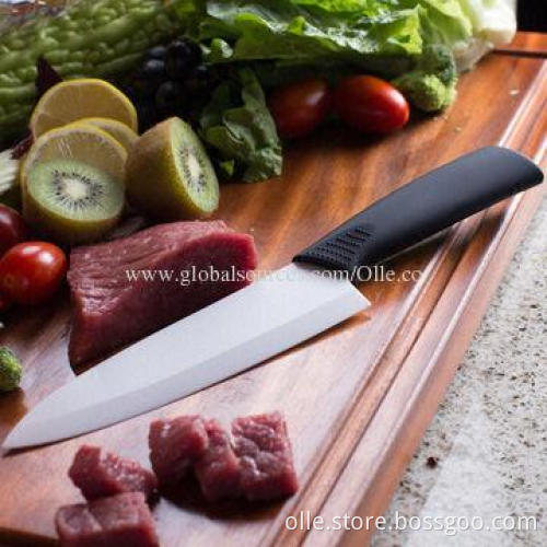Home 7-inch Ceramic Chef Knife with ABS + TPR Handle